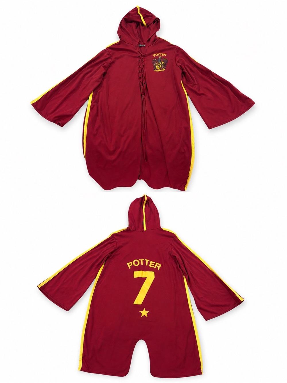Harry Potter Kids' Gryffindor Maroon Hooded Robe - Potter 7